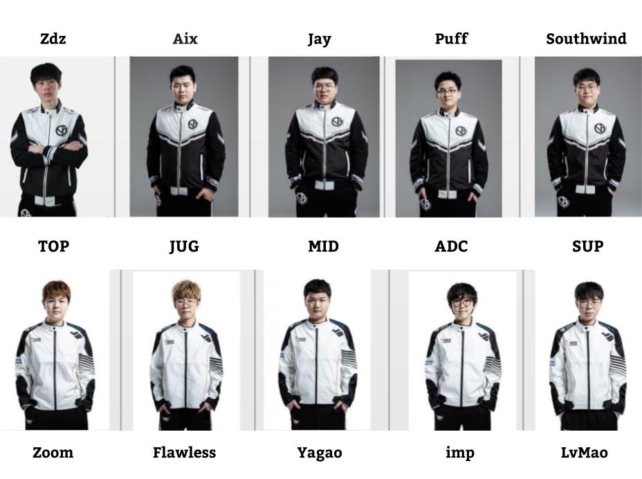 《LOL》3月11日LPL首发名单 EDG.Mole登场担任上单