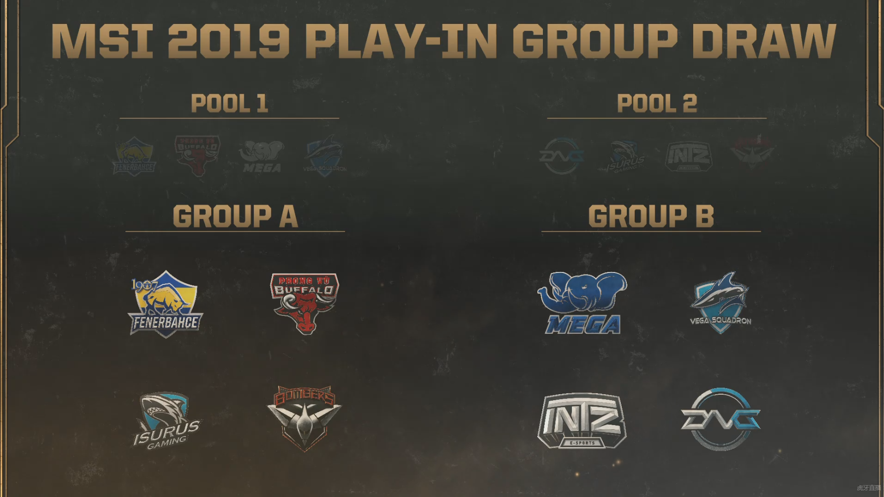 MSI入围赛抽签公布 越南战队抽到死亡之组