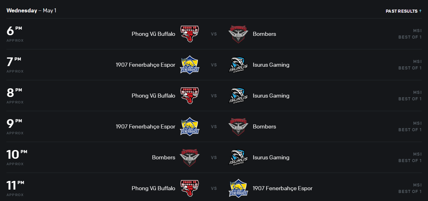 MSI赛程公布 5月11日IG对战SKT
