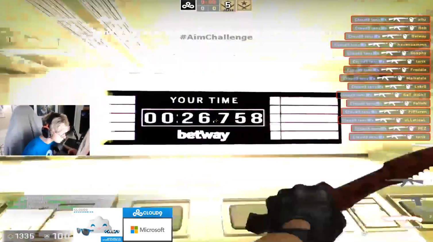 人枪合一 《CS：GO》职业选手瞄准图速通纪录三连破