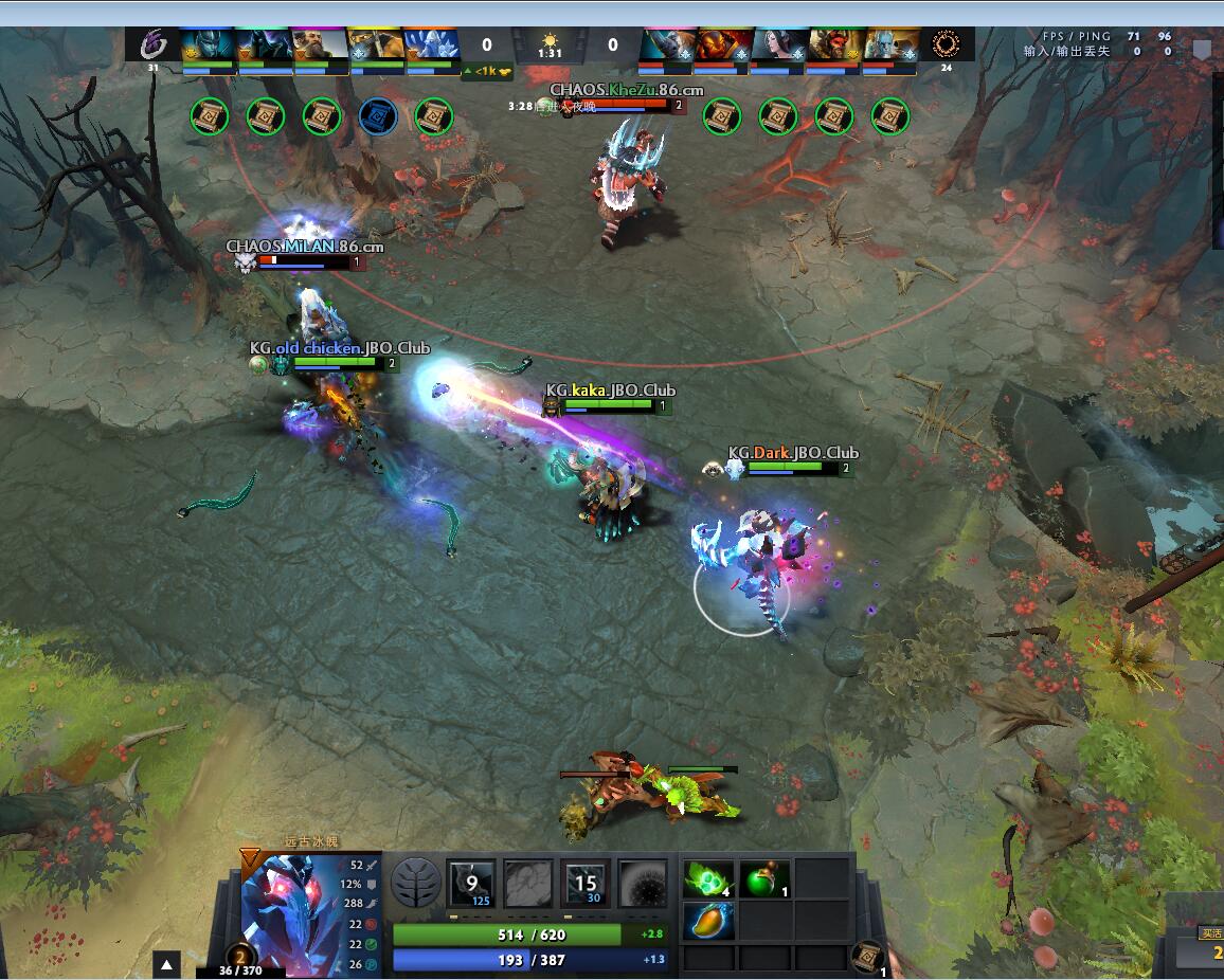 TI98月17日战报：生死战KG双杀Chaos全取两分