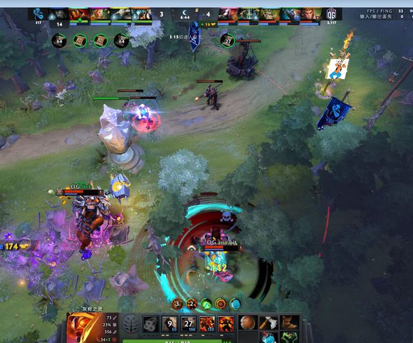 TI9：8月21日NB vs OG第二局战报​