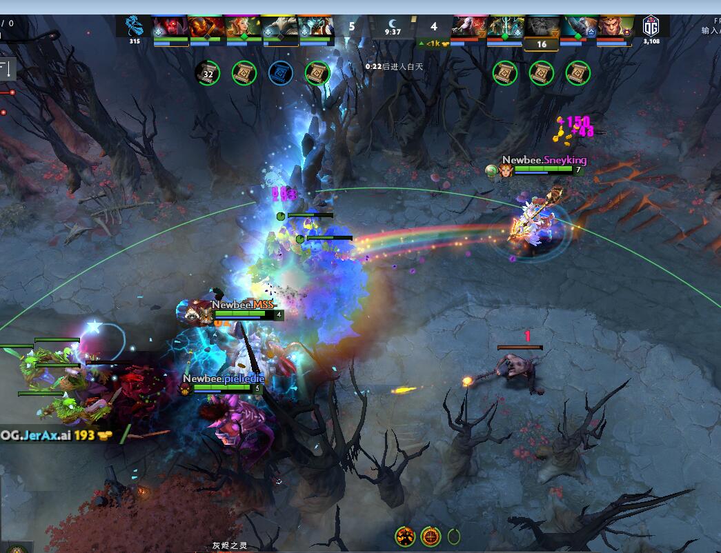 TI9：8月21日NB vs OG第二局战报​