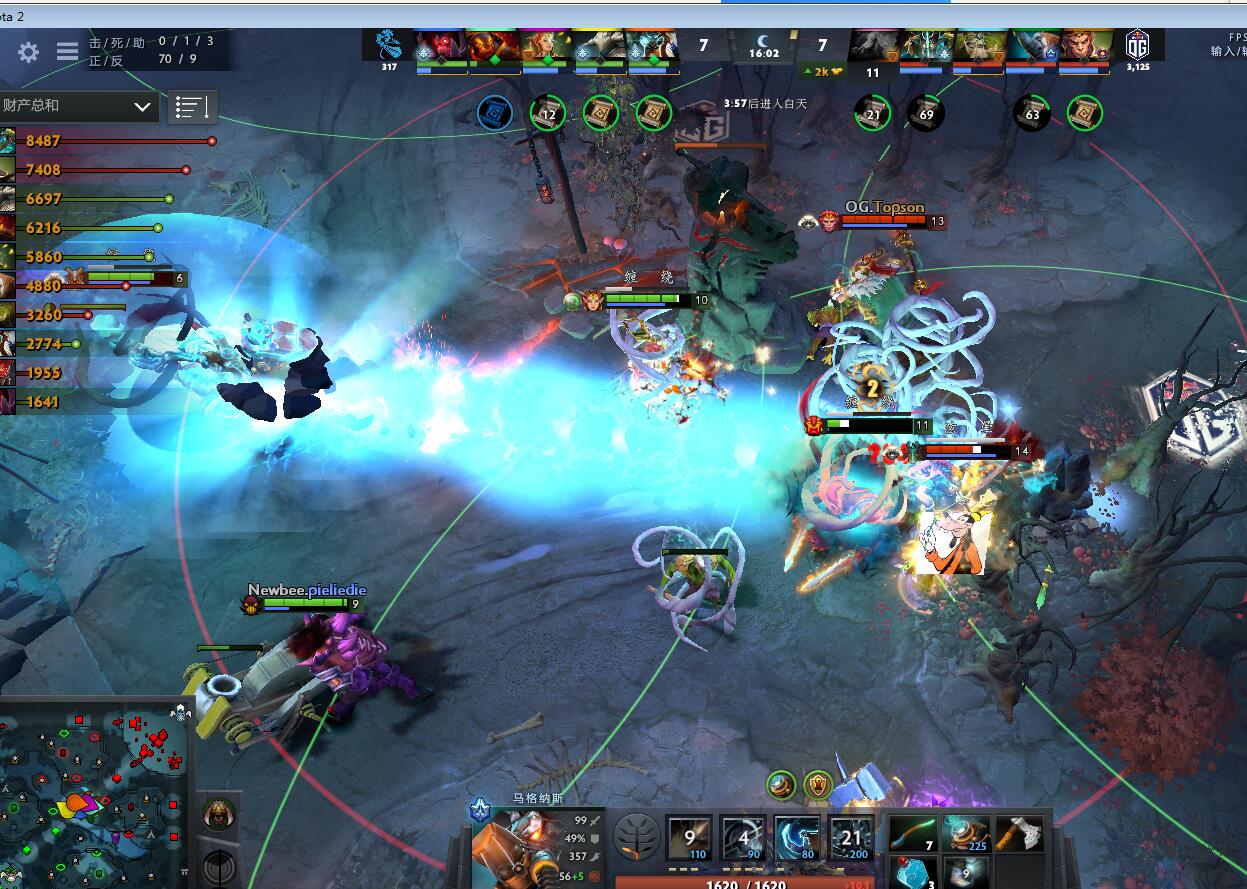 TI9：8月21日NB vs OG第二局战报​