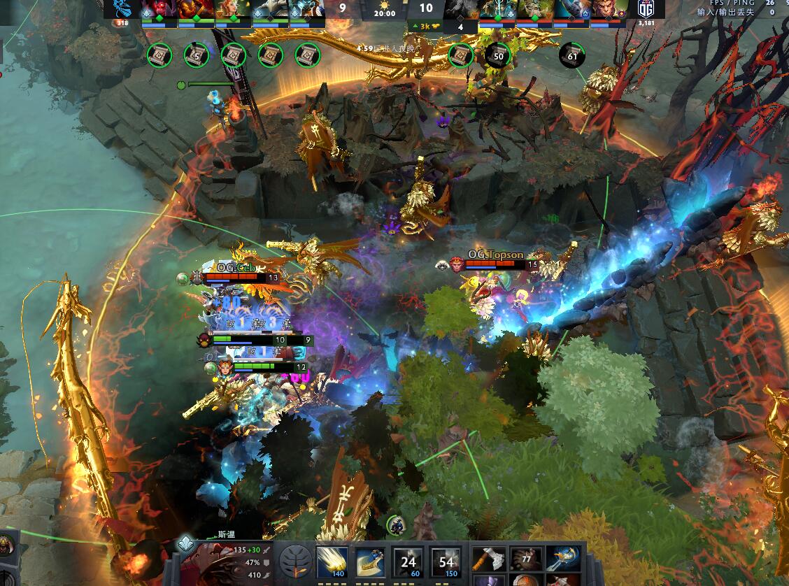 TI9：8月21日NB vs OG第二局战报​