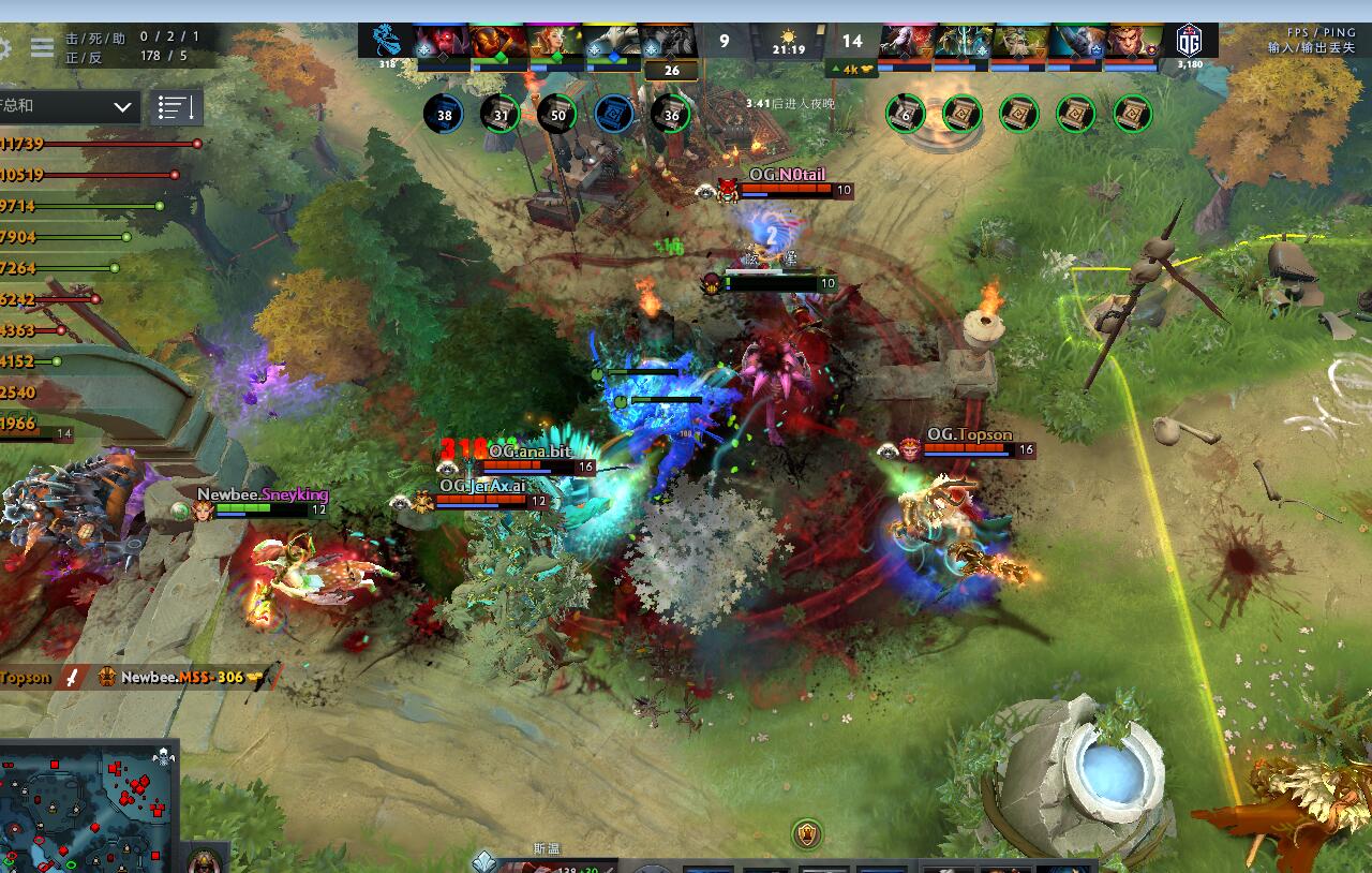 TI9：8月21日NB vs OG第二局战报​