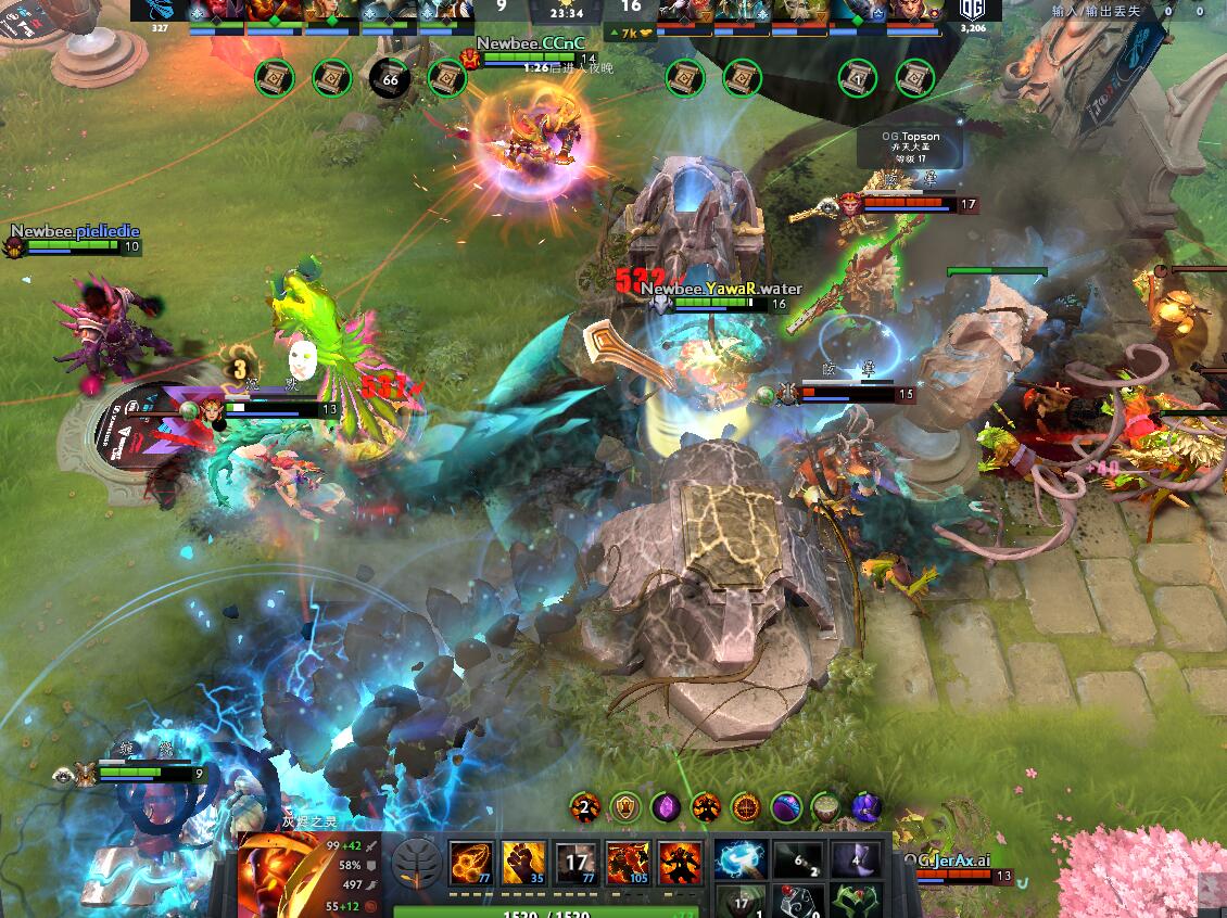 TI9：8月21日NB vs OG第二局战报​