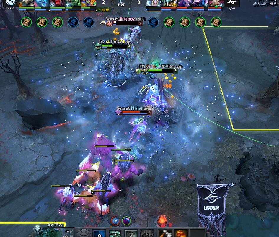 TI9：8月21日EG vs Secret第二局战报​