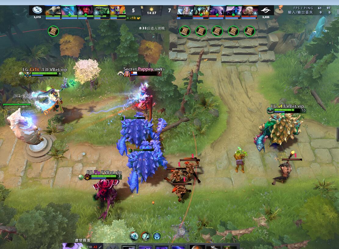 TI9：8月21日EG vs Secret第二局战报​