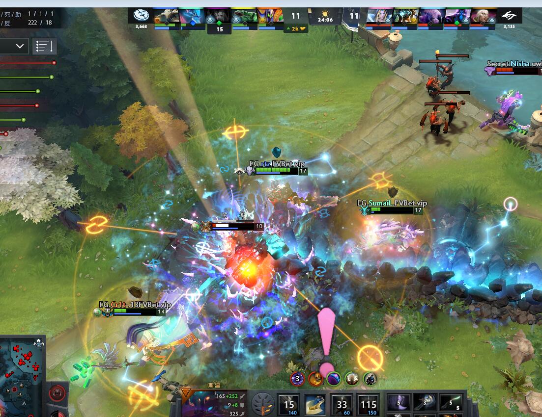 TI9：8月21日EG vs Secret第二局战报​