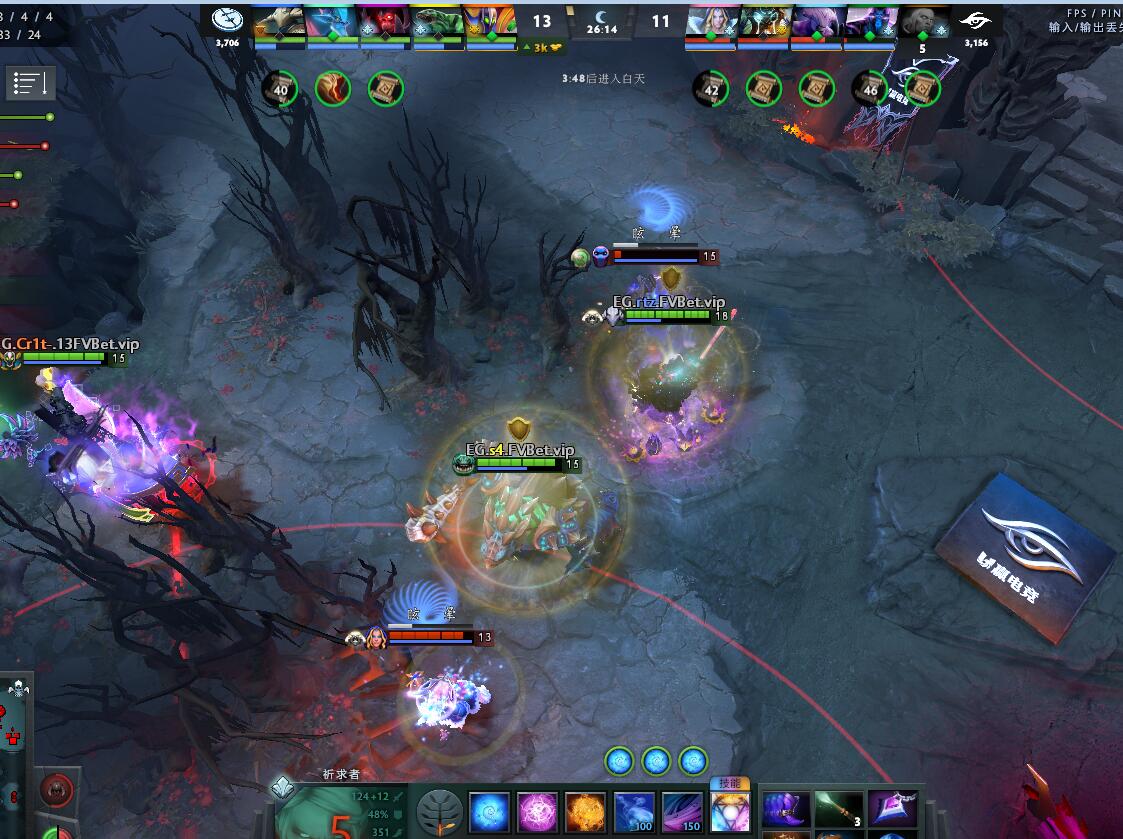 TI9：8月21日EG vs Secret第二局战报​