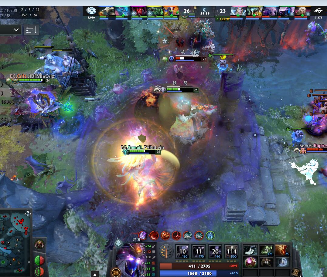 TI9：8月21日EG vs Secret第二局战报​