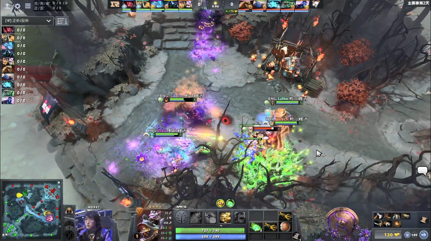 TI9：8月21日VP vs RNG第一局战报​