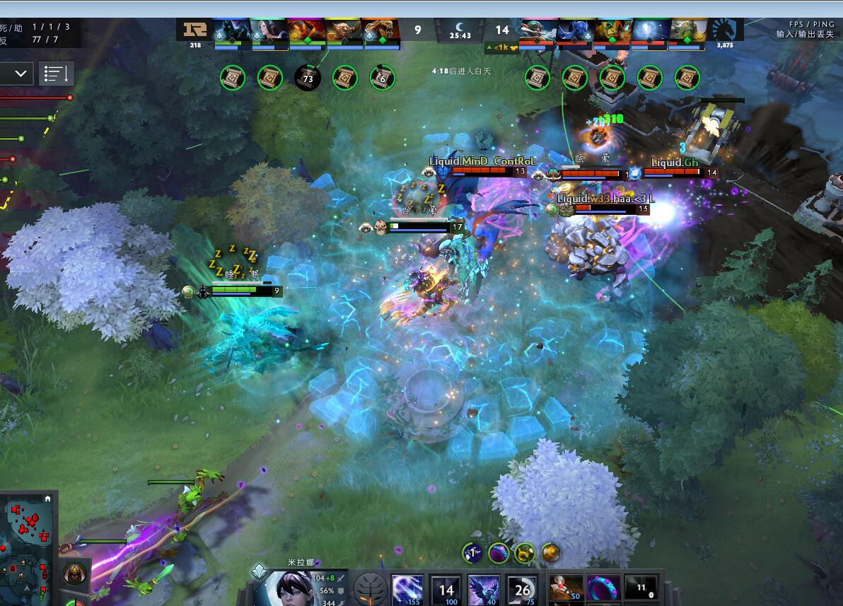 TI9：8月23日RNG VS Liquid第一局战报​