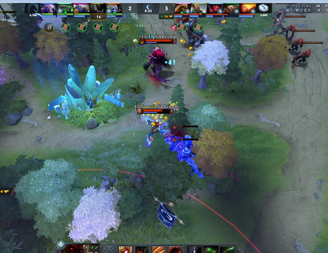 TI9：8月23日EG VS Liquid第一局战报​