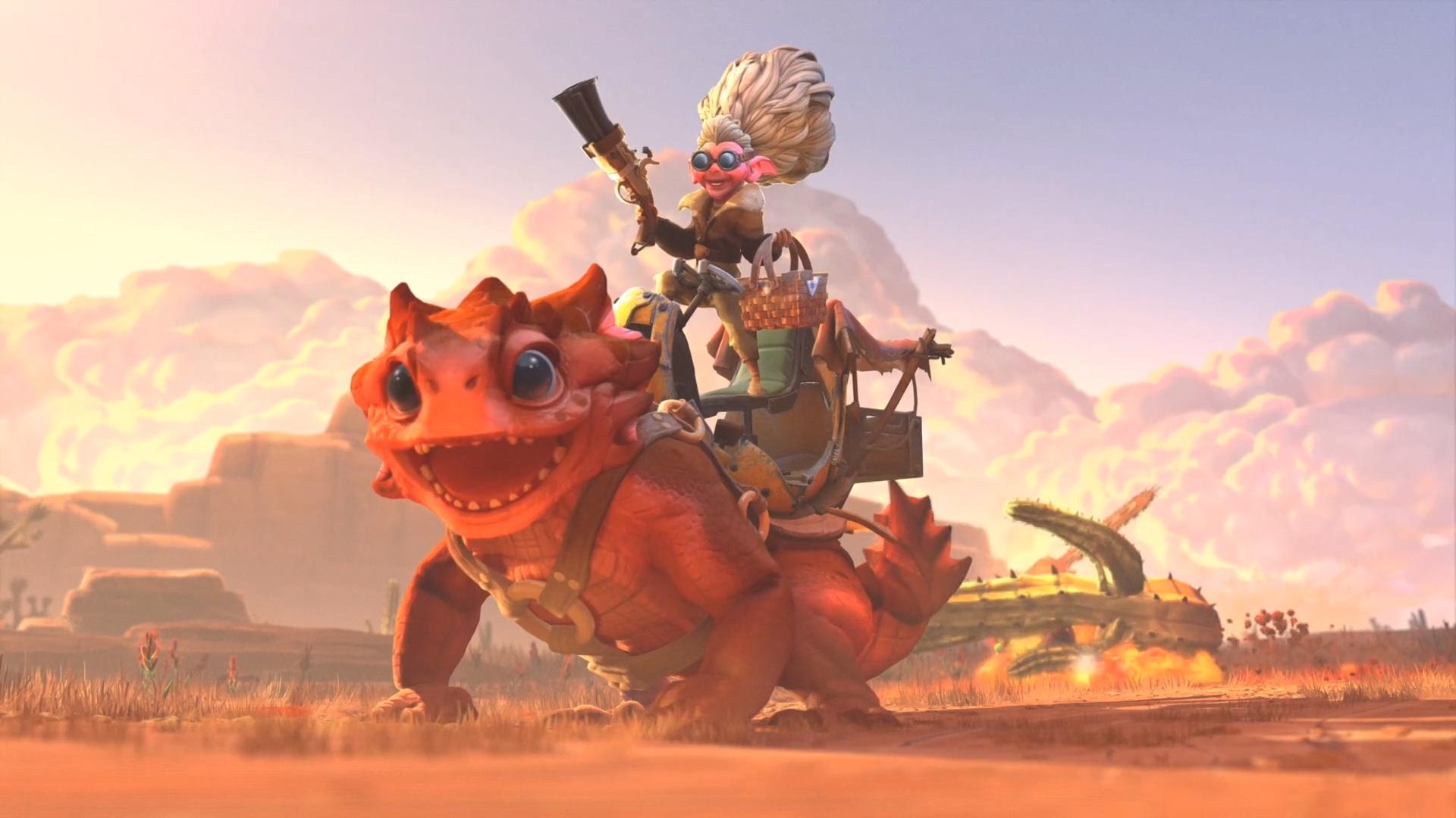 《DOTA2》新英雄“电炎绝手”公布 骑龙老太火热登场！