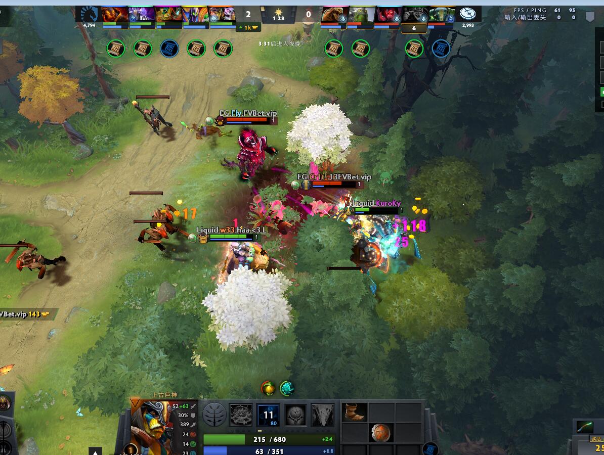 TI9：8月23日EG VS Liquid第二局战报​