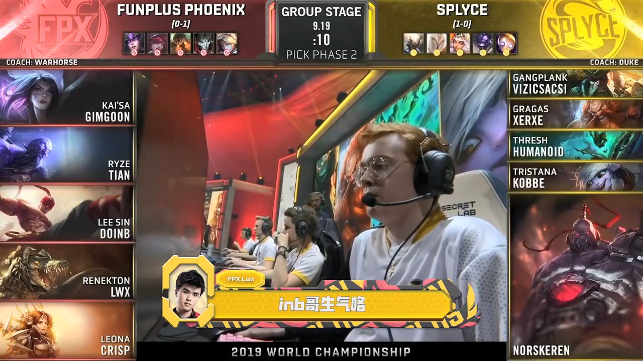 FPX小组赛趣味语音合集 混子选手扬言亲自Carry