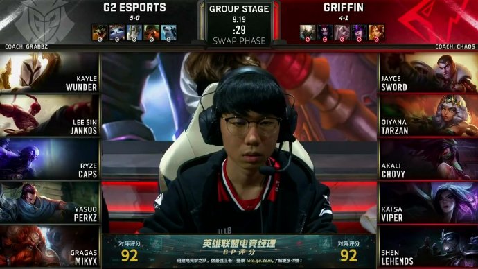 A组战报：打野表现出色 GRF双败G2小组第一出线