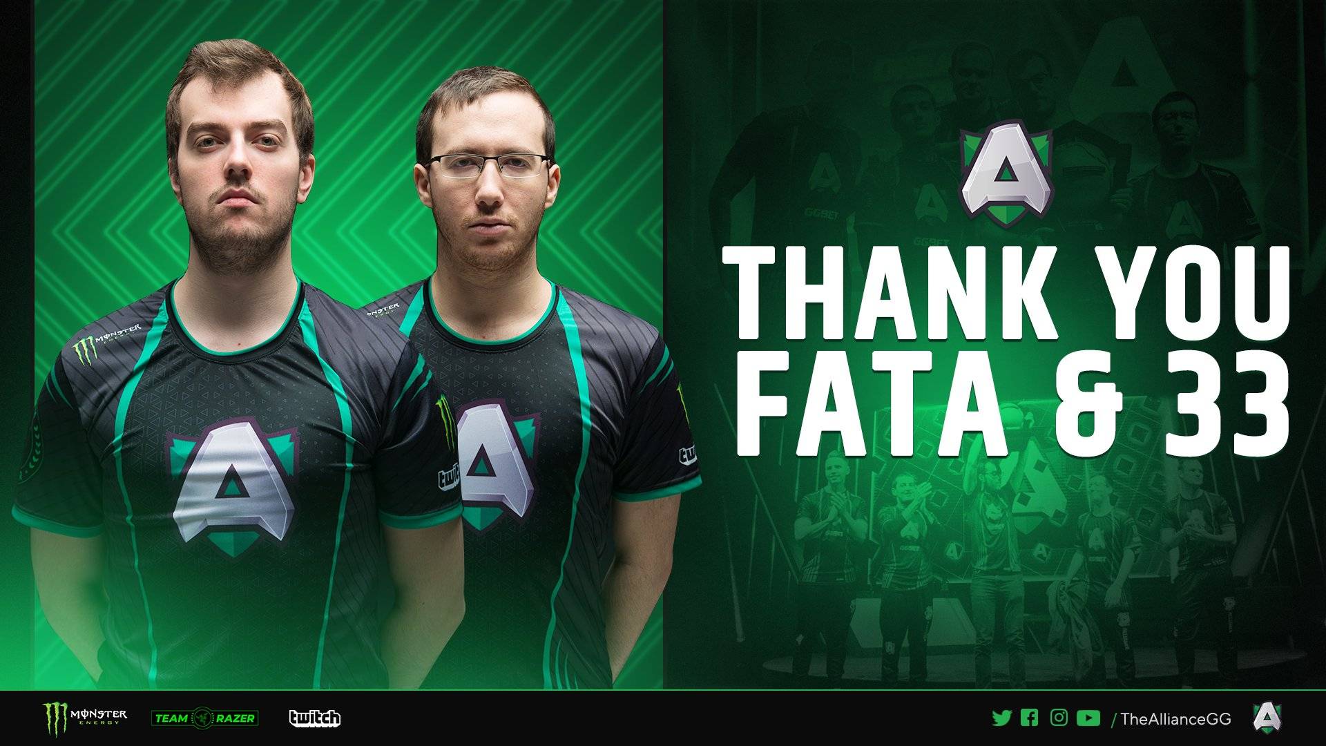 《DOTA2》A队发生人员变动 FATA和33离队