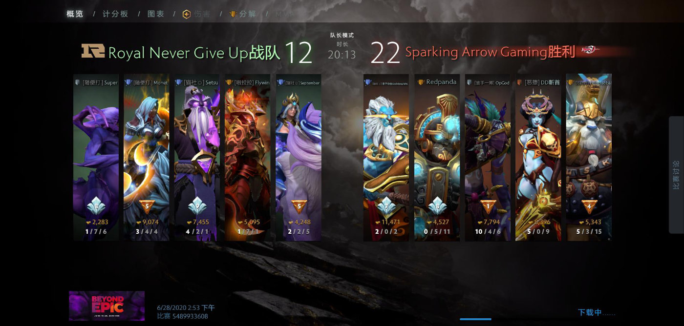 《DOTA2》震中杯中国区比赛结束 SAG 2:0 VG夺冠