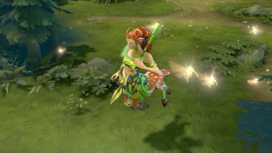 《英雄联盟》新英雄Lillia原画泄露 和DOTA2小鹿相似