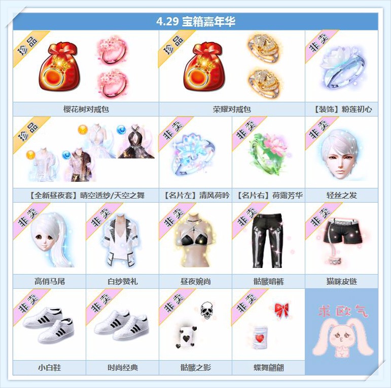 《炫舞时代》4月29日起，宝箱嘉年华给力更新！