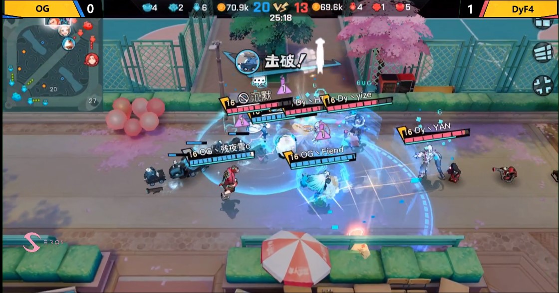 非人学园线下赛Day1： 哪吒天秀残血翻盘