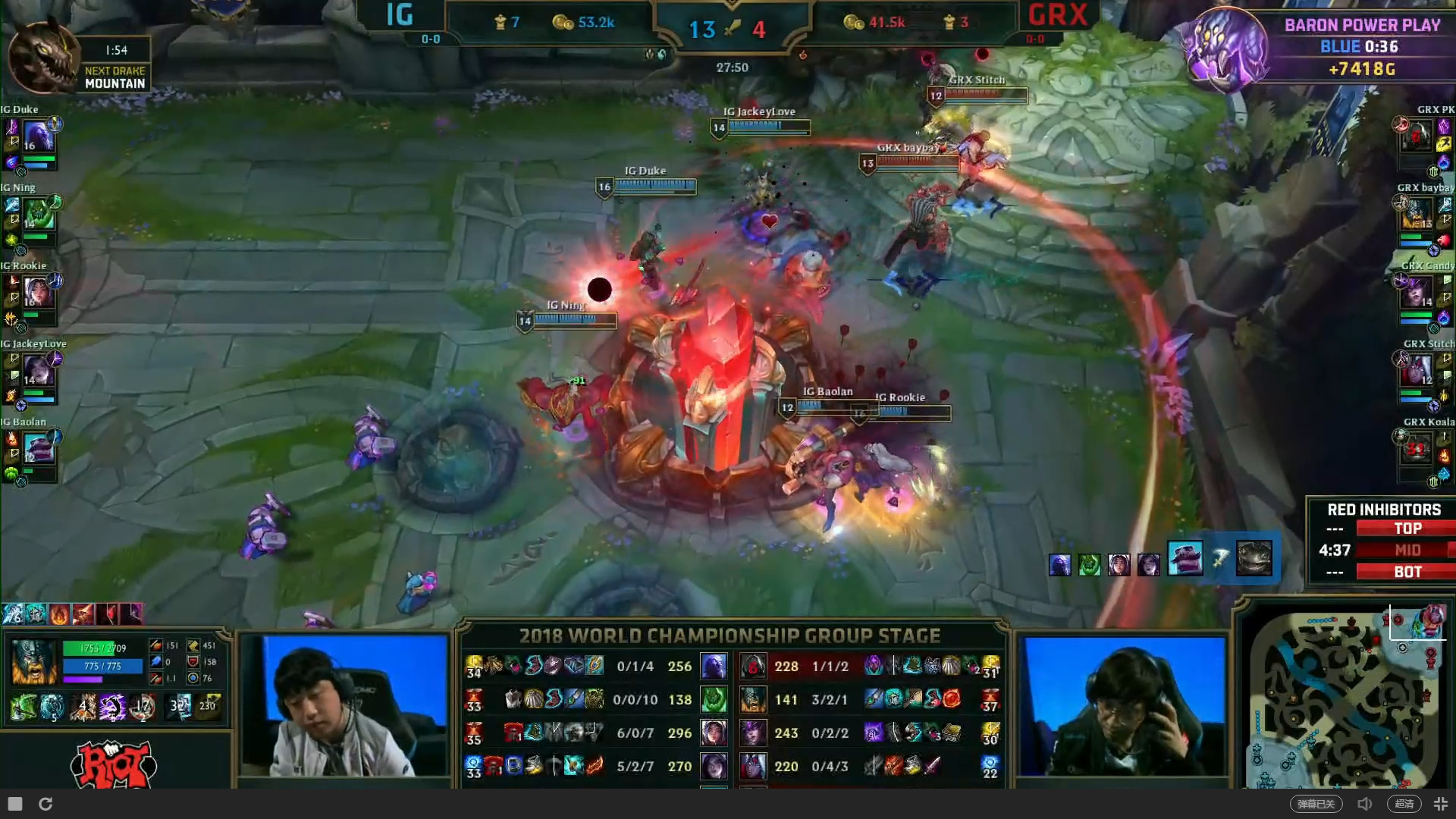 LOL S8战报：IG登场亮相，有惊无险拿下G-REX