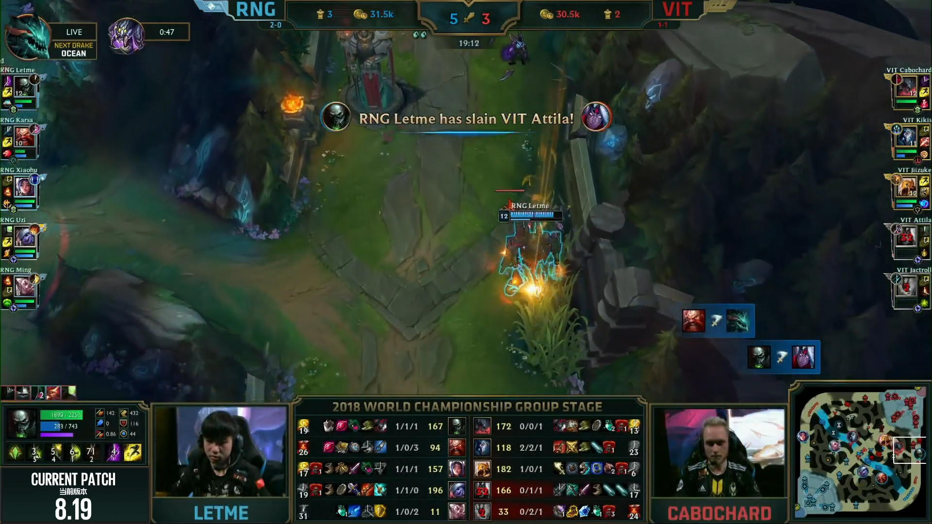 LOL S8战报：让男起飞！RNG力克VIT保持不败