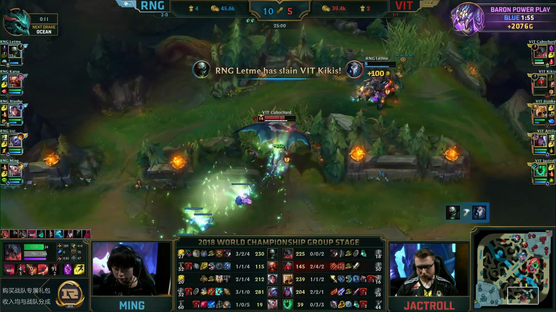 LOL S8战报：让男起飞！RNG力克VIT保持不败