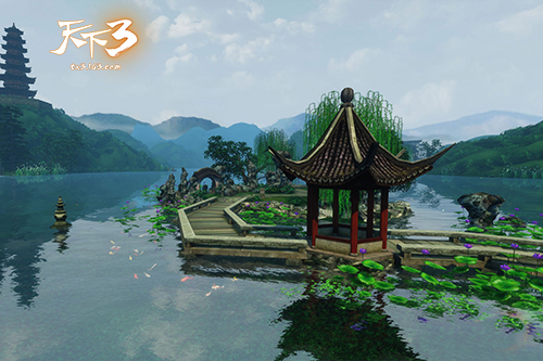 秋风秋意赏秋菊！《天下3》新服“听香水榭”邀你共度美好重阳