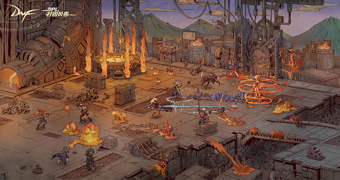 激战升级 DNF DPL打团长卷第四卷火力全开