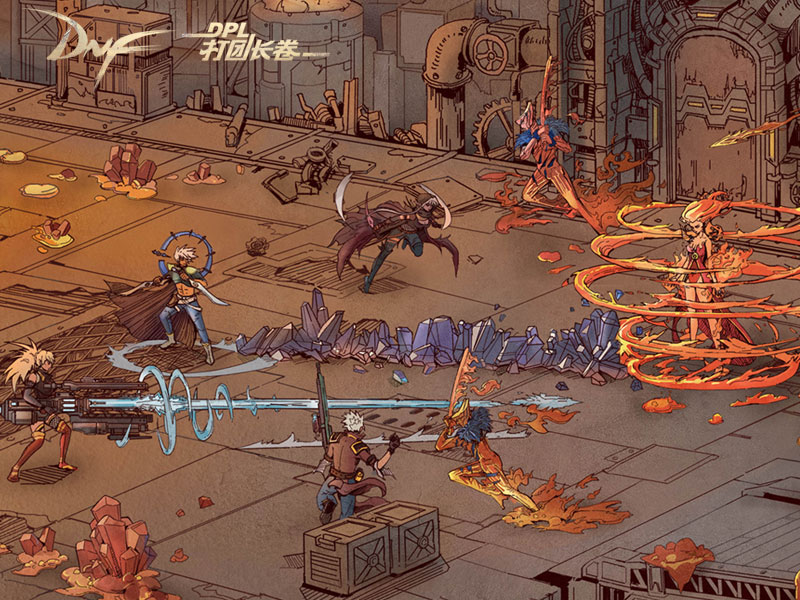 激战升级 DNF DPL打团长卷第四卷火力全开
