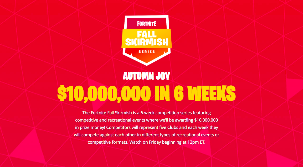 Come On！《堡垒之夜》秋季赏金赛总决赛即将揭幕！