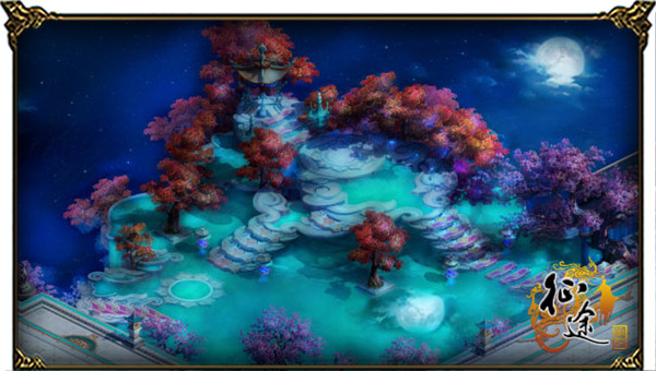 夜游《征途》桃花岛 不一样的夜色撩人！