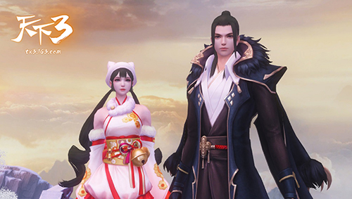 闲云恋故山，九歌流落年！《天下3》联动《少锦》推出合作时装“云恋九歌”