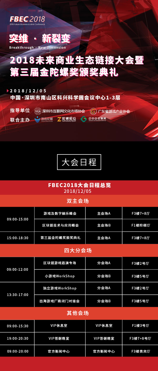 FBEC2018直击| 2018未来商业生态链接大会暨第三届金陀螺奖正式开幕！