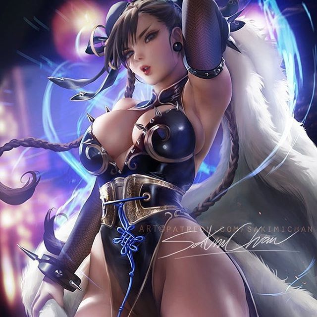 LOL虚拟女团K/DA同人作品 妹子前凸后翘火辣无比