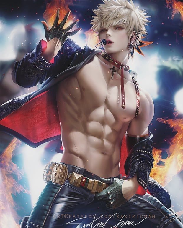 LOL虚拟女团K/DA同人作品 妹子前凸后翘火辣无比