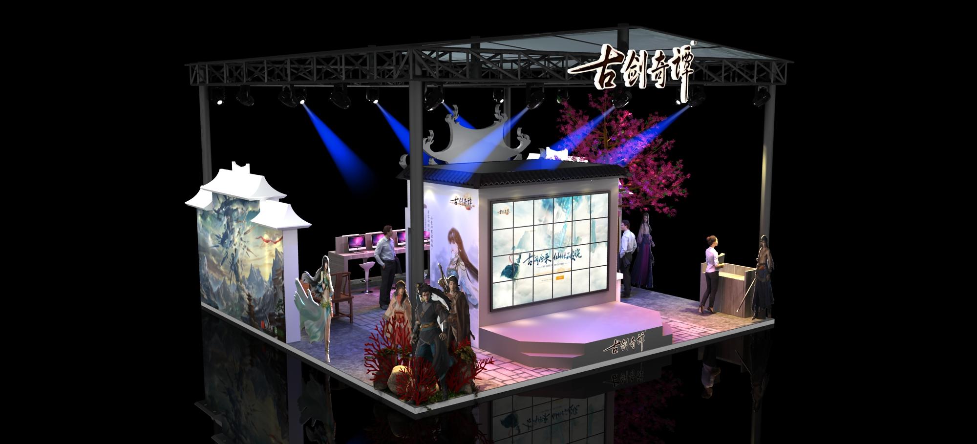 《古剑奇谭网络版》新服流花宫火爆开启，线下漫展再启动