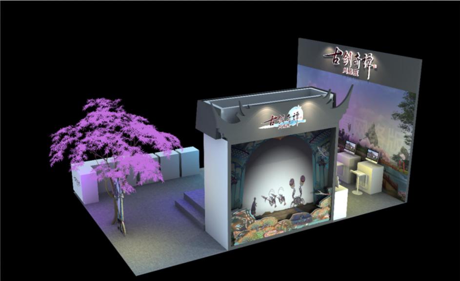 《古剑奇谭网络版》新服流花宫火爆开启，线下漫展再启动