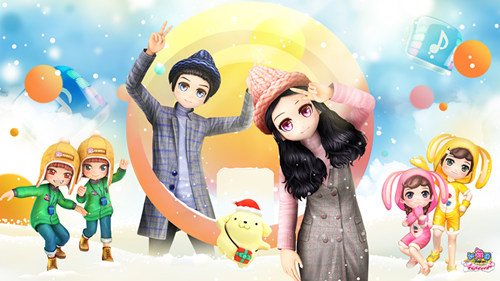 《劲舞团》新年壁纸陪你告别孤单寂寞冷