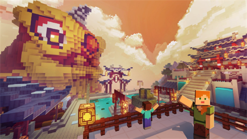 小方块带你过春节 《我的世界》变身“文化传播者”