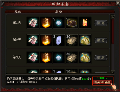 大话2免费版回归基金重磅推出 邀你豪享六倍收益!