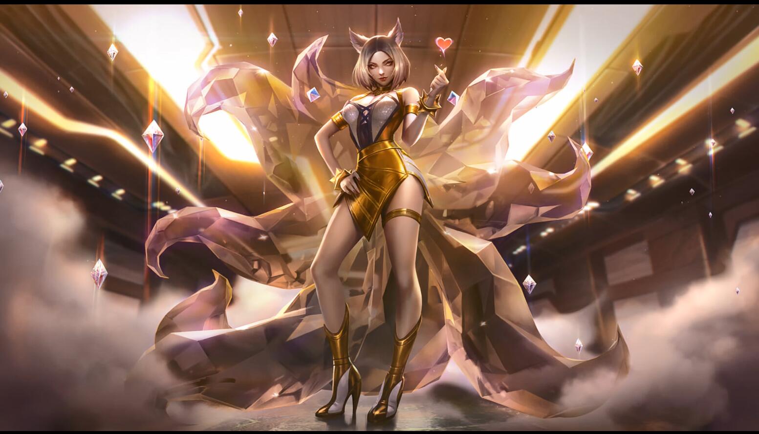 轻歌曼舞九尾玲珑 《英雄联盟》至臻K/DA阿狸皮肤演示