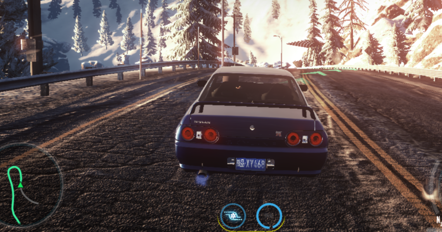 《极品飞车OL》风雪之旅，决战山谷