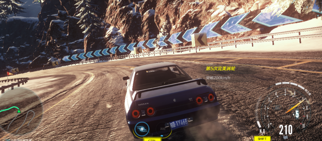 《极品飞车OL》风雪之旅，决战山谷