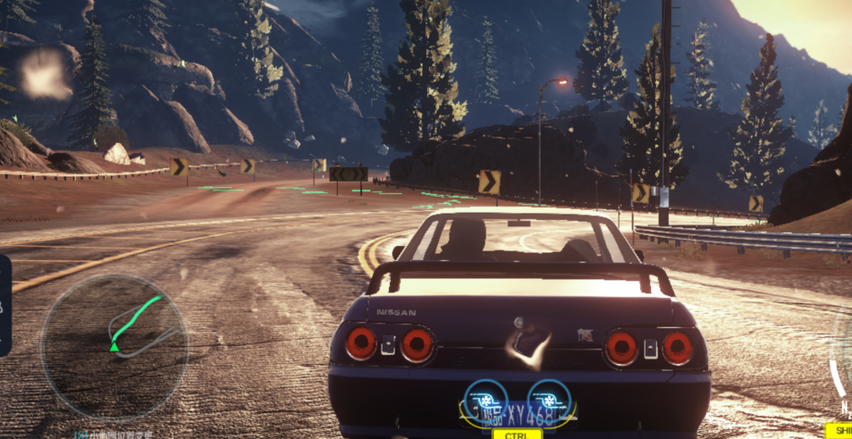 《极品飞车OL》风雪之旅，决战山谷