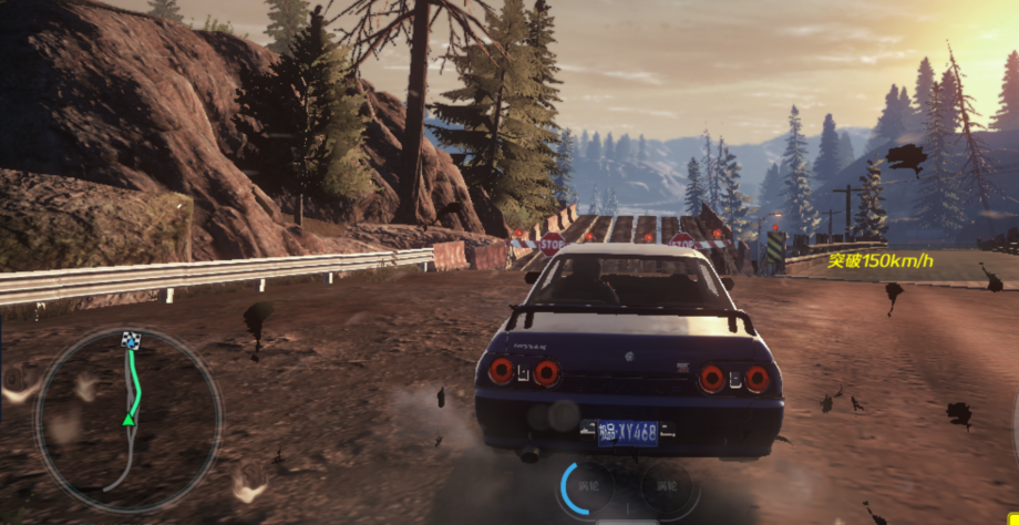 《极品飞车OL》风雪之旅，决战山谷